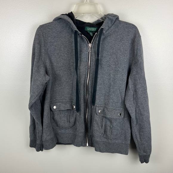 Lauren Ralph Lauren Jackets & Blazers - Lauren Ralph Lauren Hooded Jacket XL Zipper and pockets